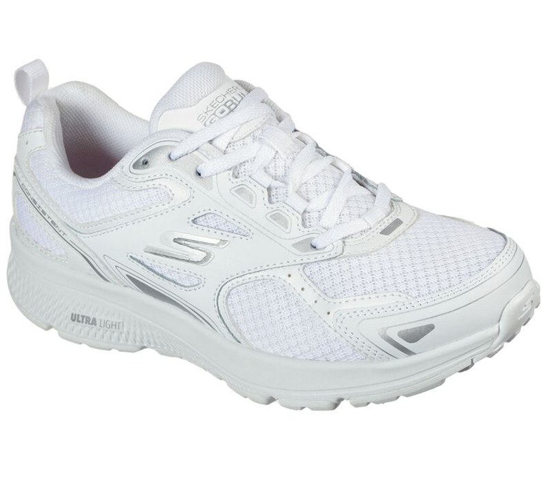 Skechers Gorun Consistent - Womens Running Shoes White/Silver [AU-ET0771]
